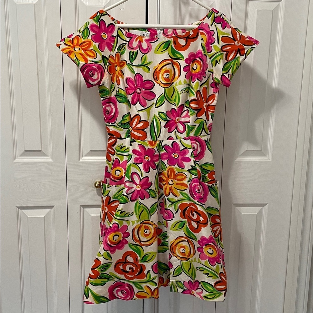 1980/90’s Vintage Arnold Scaasi 100% Silk Designer Dress with Pockets.